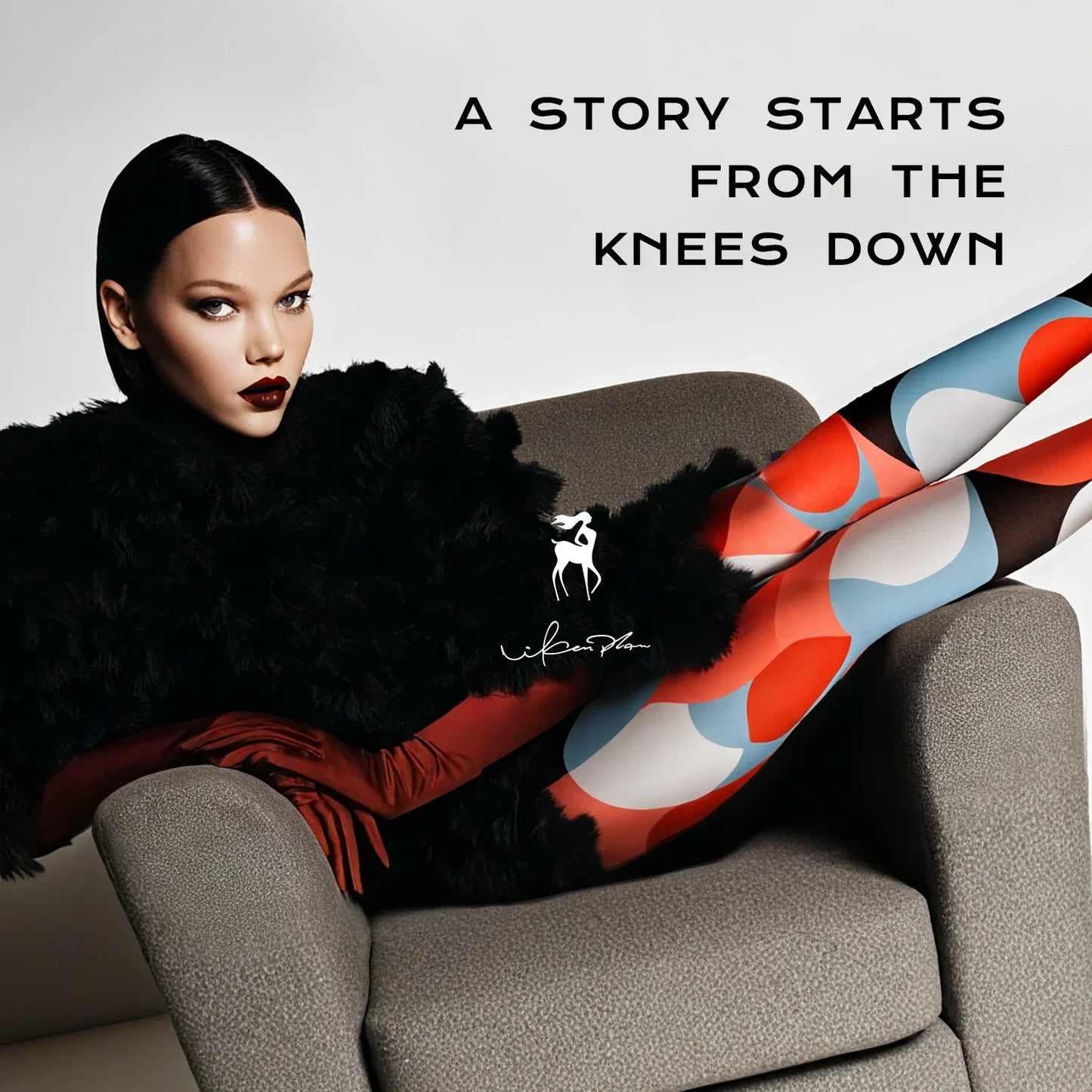 Viken Plan: Elevating Expression Through Print Pantyhose