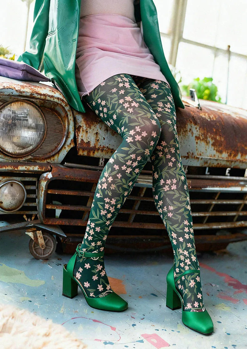 Meadow Bloom Tights – Floral Garden Pattern Pantyhose | Viken Plan Meadow Bloom Tights – Floral Garden Pattern Pantyhose | Viken Plan