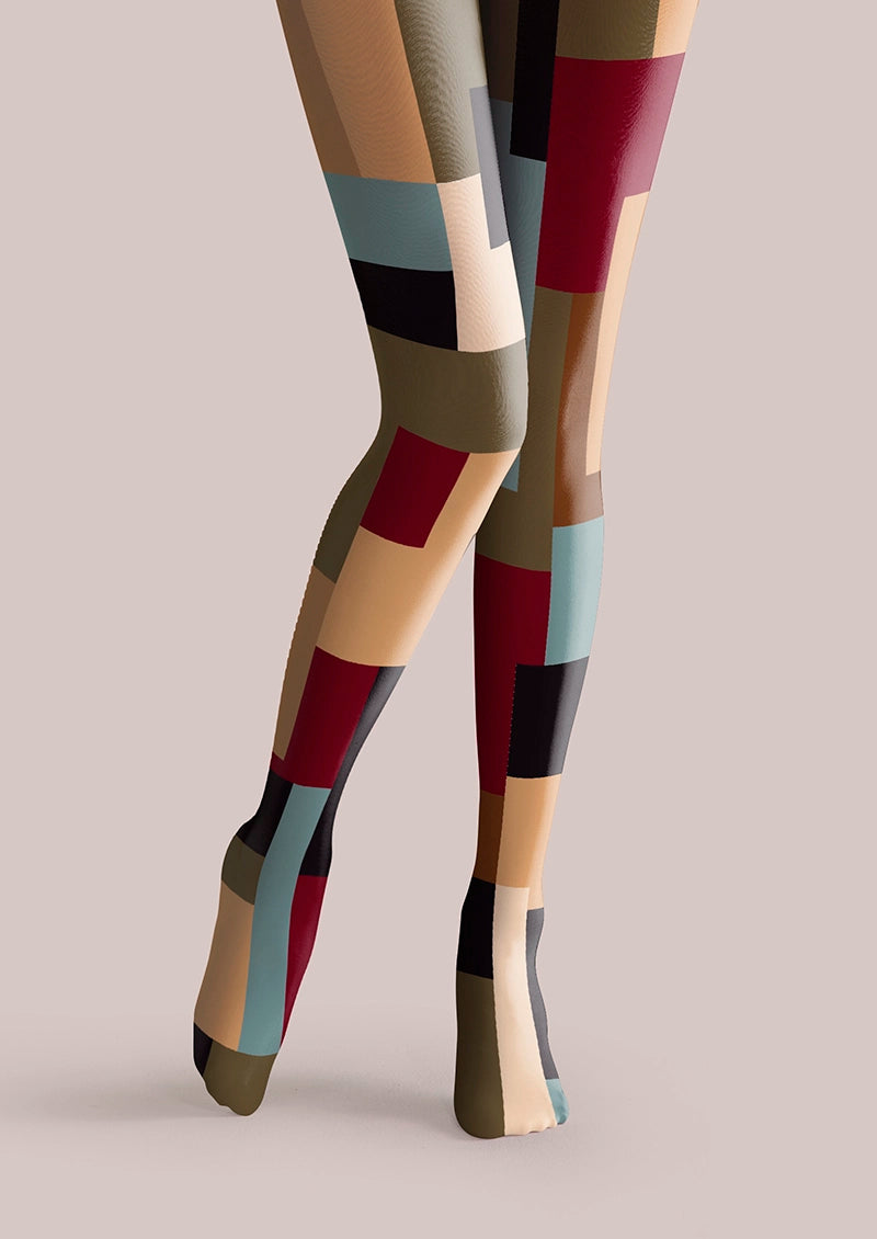 Viken Plan Dusted Palette Tights Hosiery Pantyhose