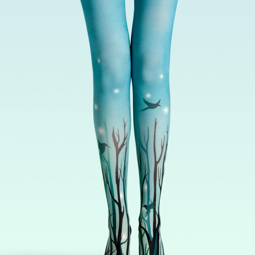 Firefly Forest Tights – Aesthetic Art Print Pantyhose | Viken Plan ...