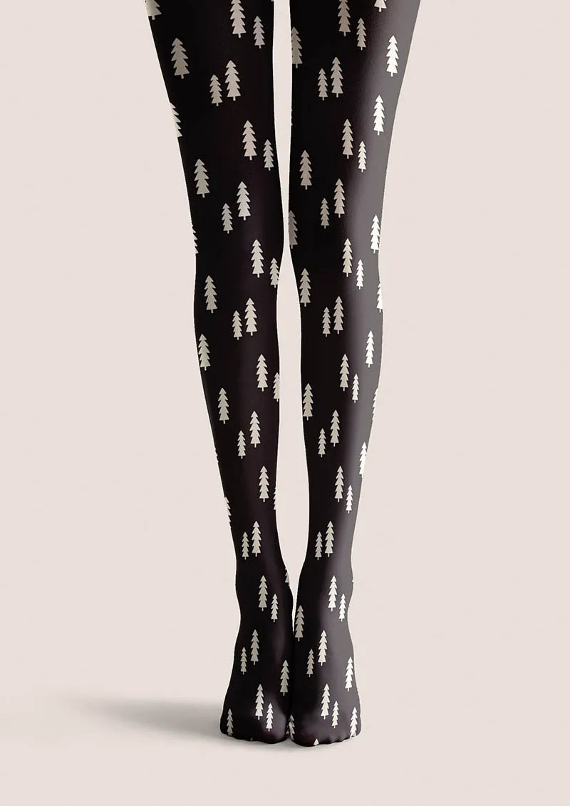 Viken Plan Christmas Fun Art Silent Noe Tights Hosiery Pantyhose