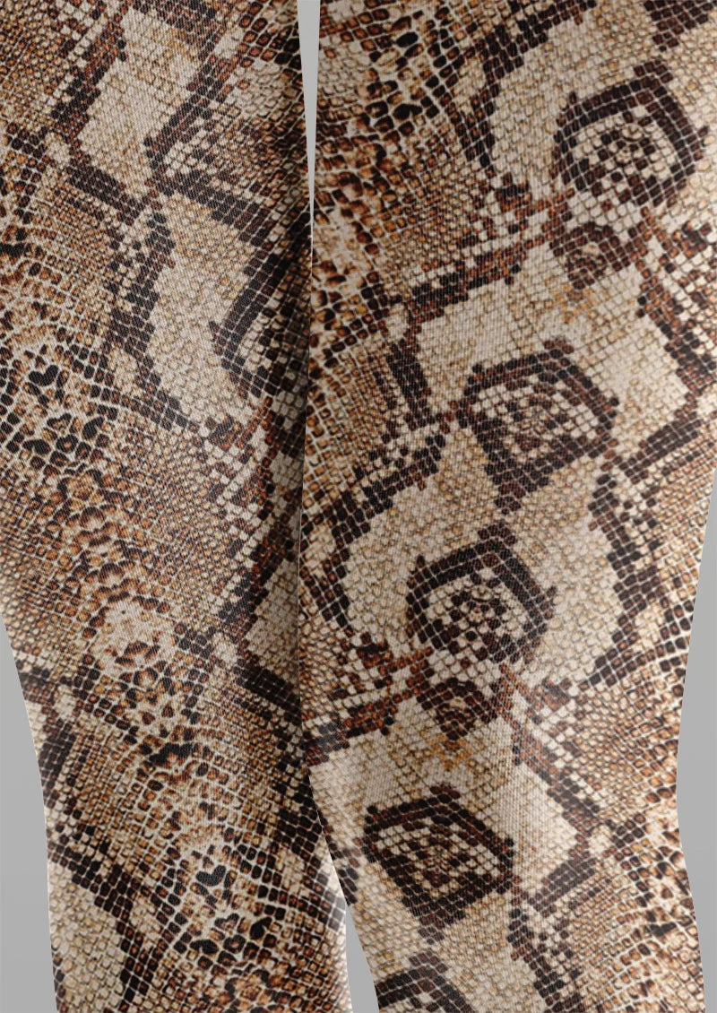 SerpentSkin Tights - Exotic Snake Pattern Pantyhose | Viken Plan