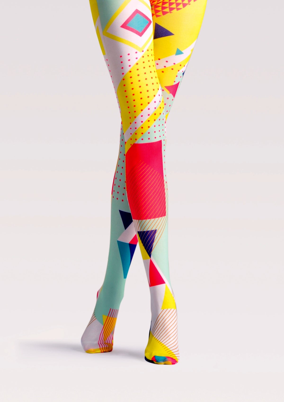 Viken Plan Pop Art Distortion Tights Hosiery Pantyhose – VikenPlan